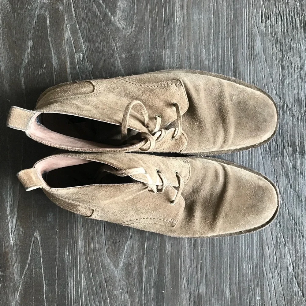 Andrew marc chukka suede boot